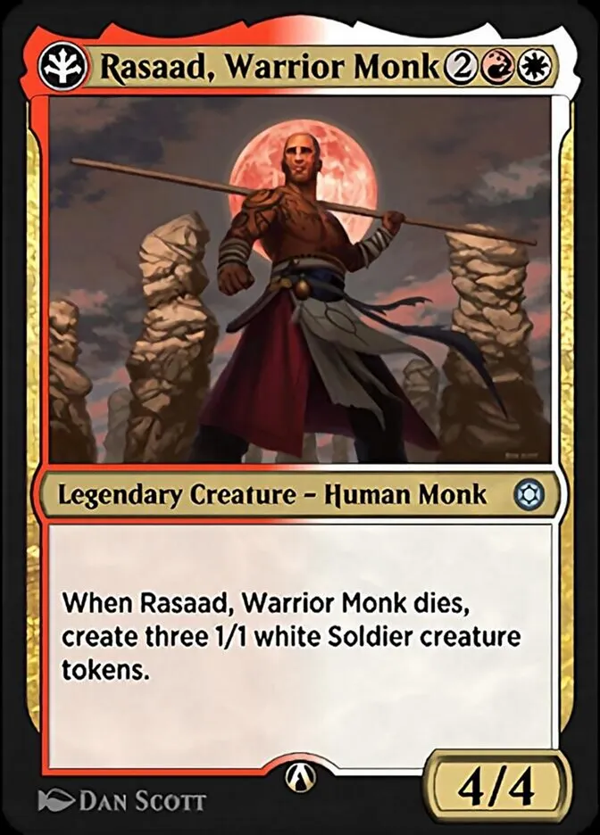 Rasaad, Warrior Monk Front Face