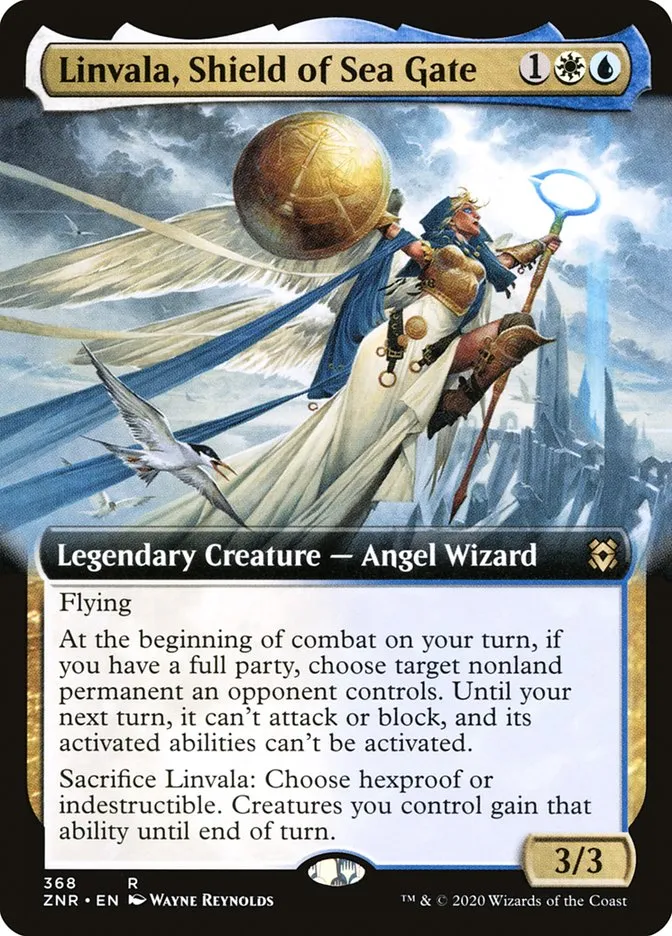 Linvala, Shield of Sea Gate Front Face