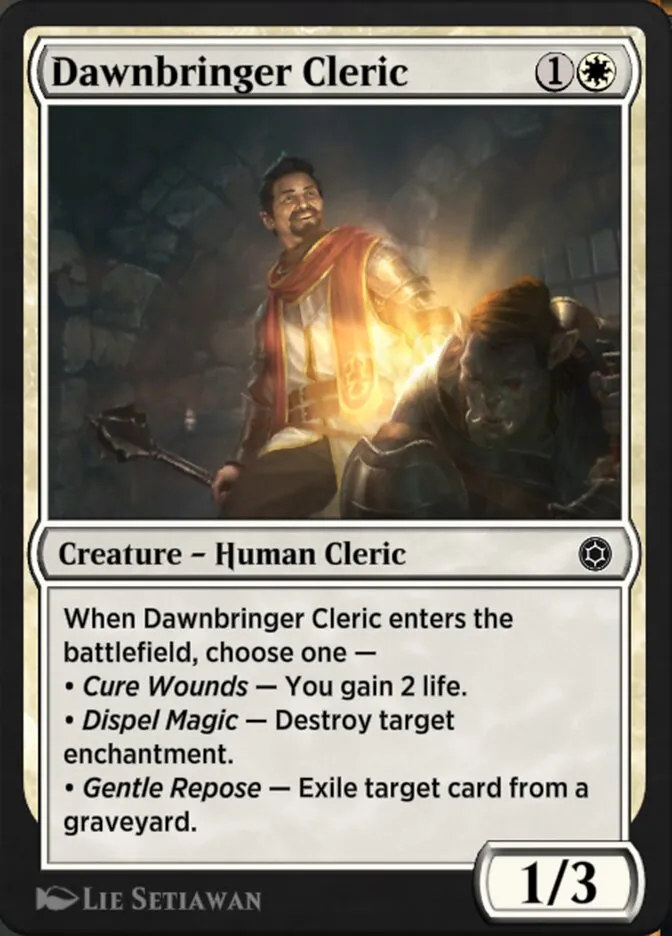 Dawnbringer Cleric Front Face