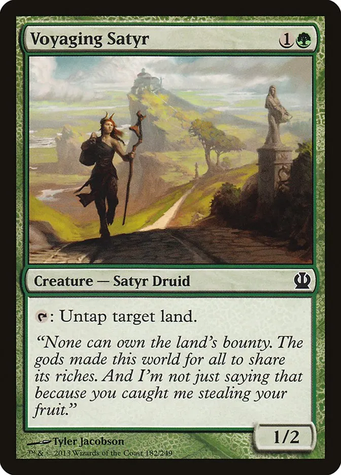 Voyaging Satyr Front Face