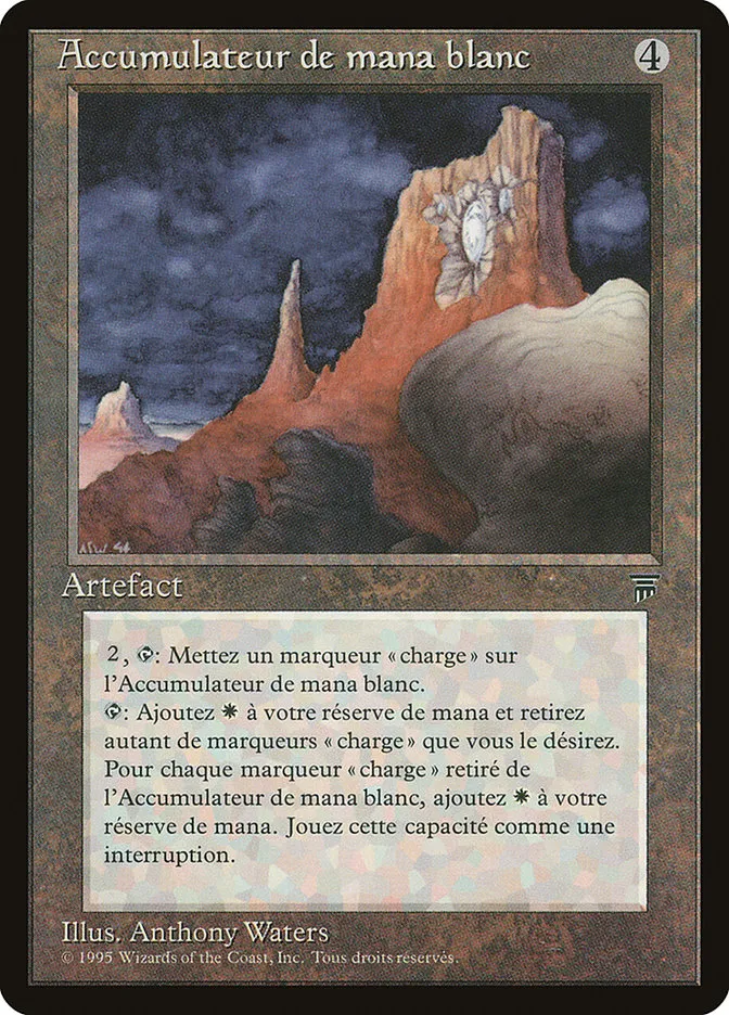 White Mana Battery Front Face