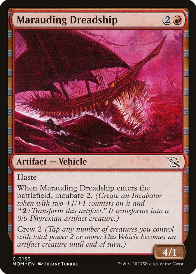Marauding Dreadship Front Face
