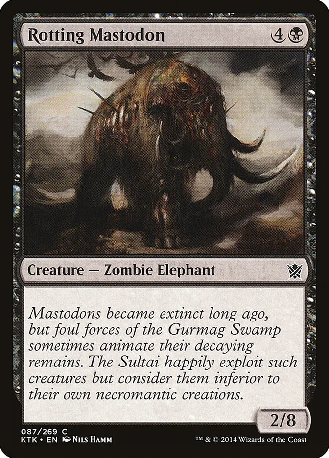 Rotting Mastodon Front Face