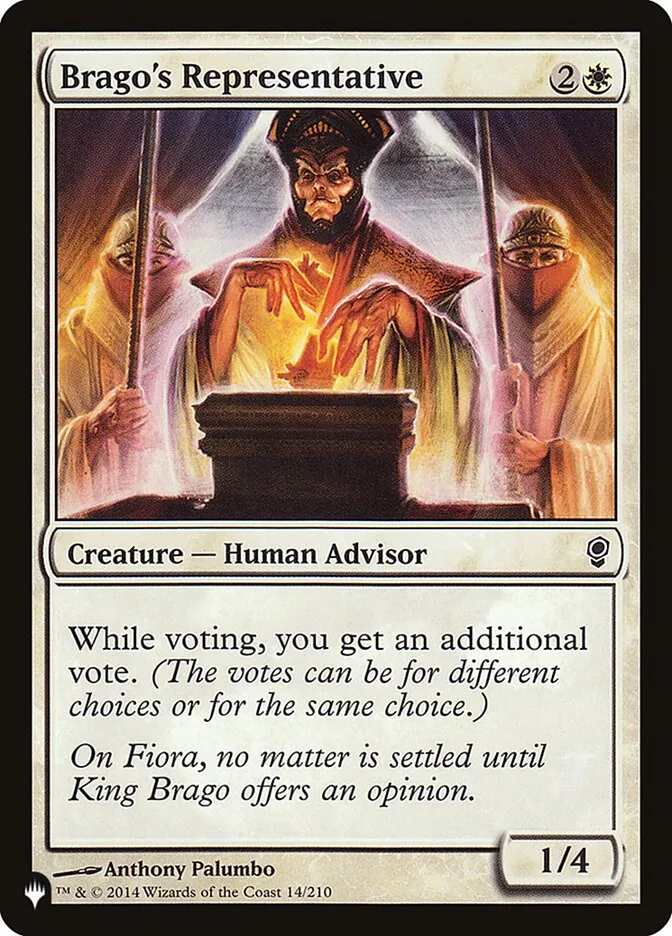 Brago's Representative Front Face