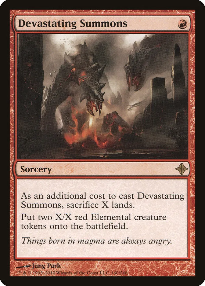 Devastating Summons Front Face