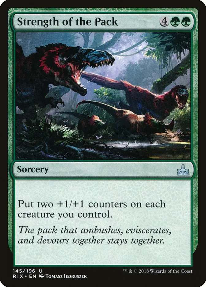 Strength of the Pack Front Face