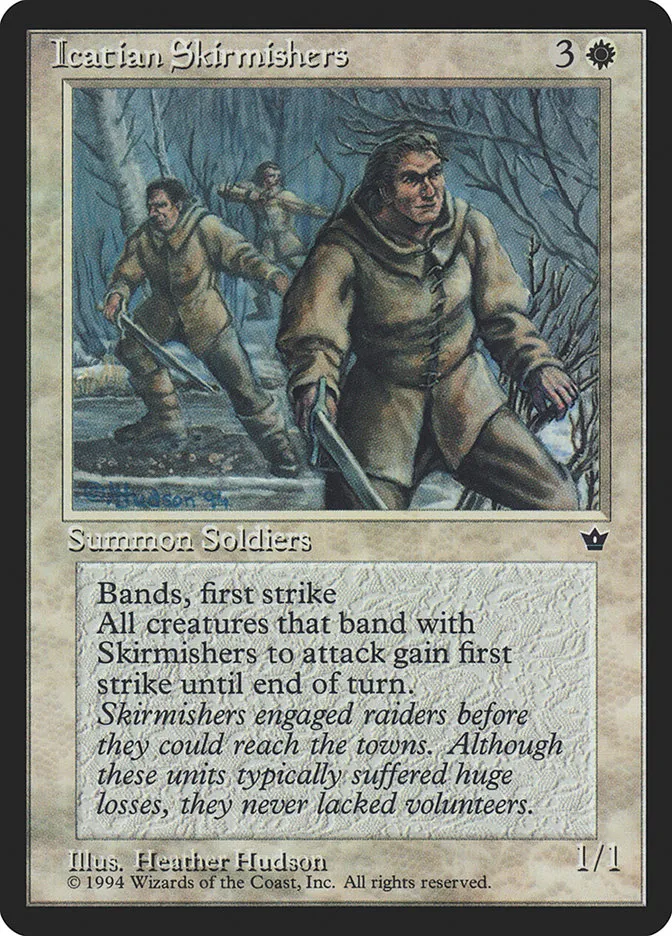 Icatian Skirmishers Front Face