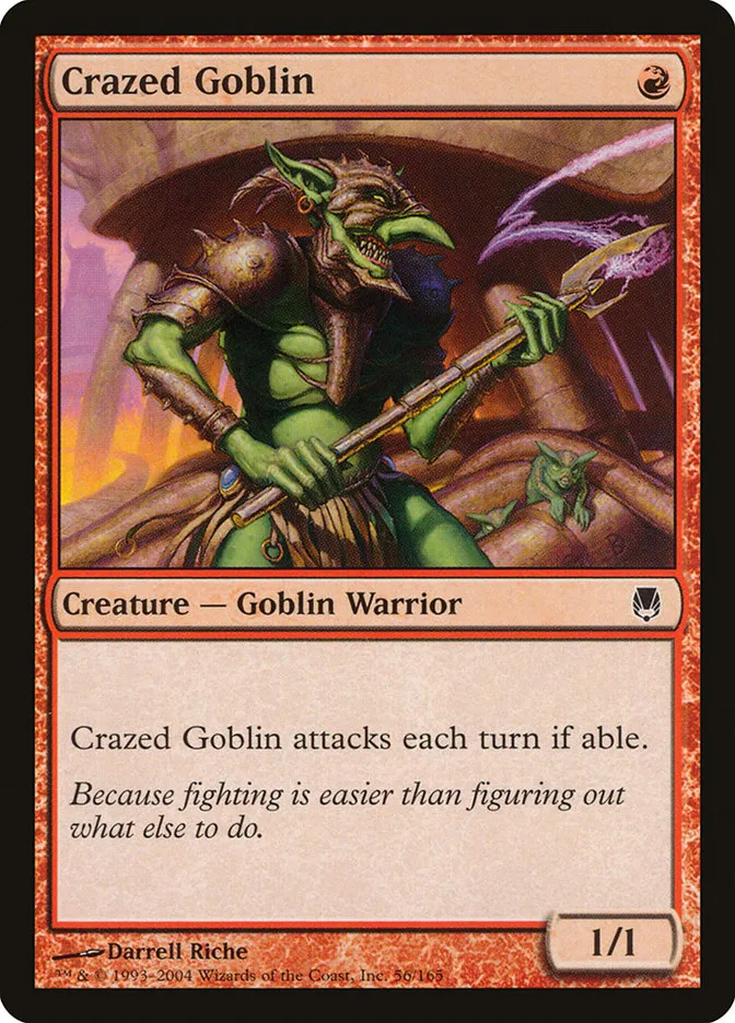 Crazed Goblin Front Face