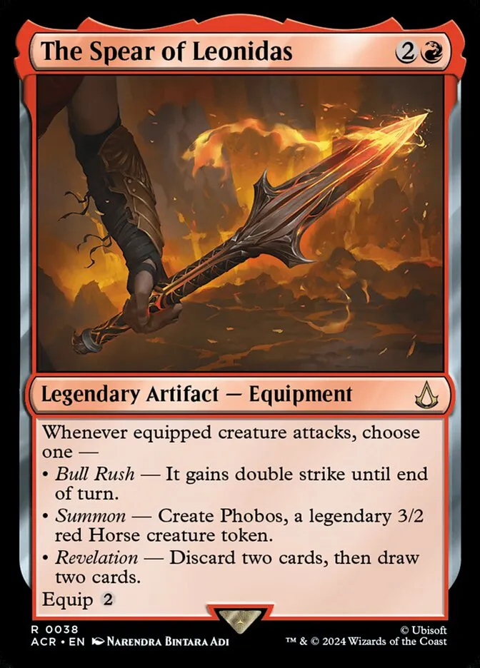 The Spear of Leonidas Front Face