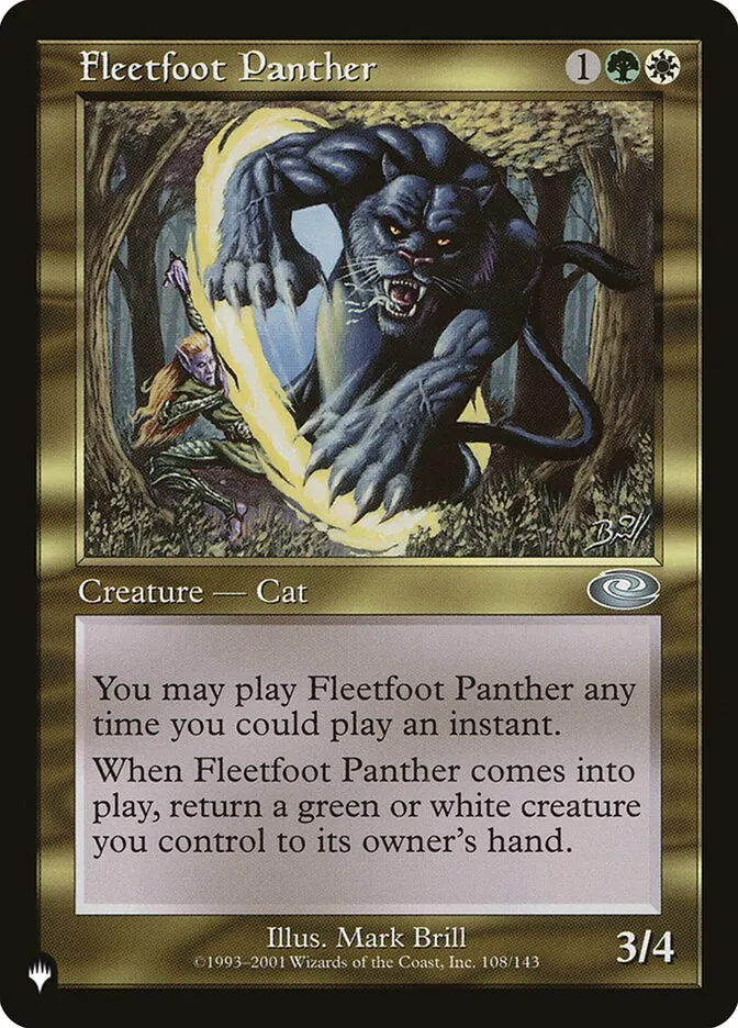 Fleetfoot Panther Front Face