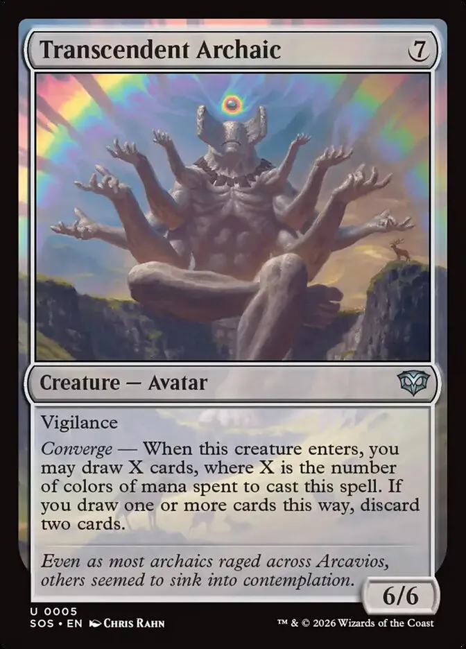 Transcendent Archaic Front Face