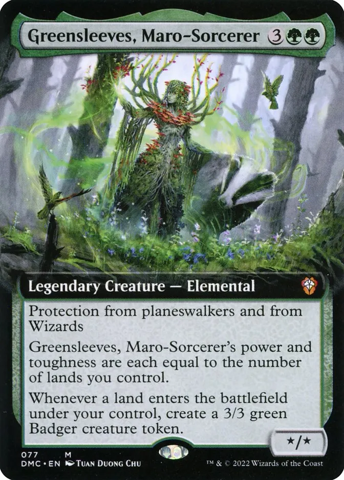 Greensleeves, Maro-Sorcerer Front Face