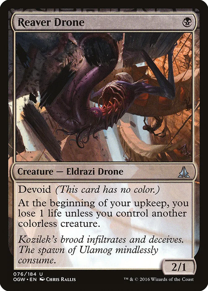 Reaver Drone Front Face