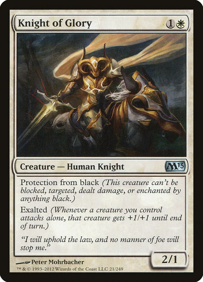 Knight of Glory Front Face