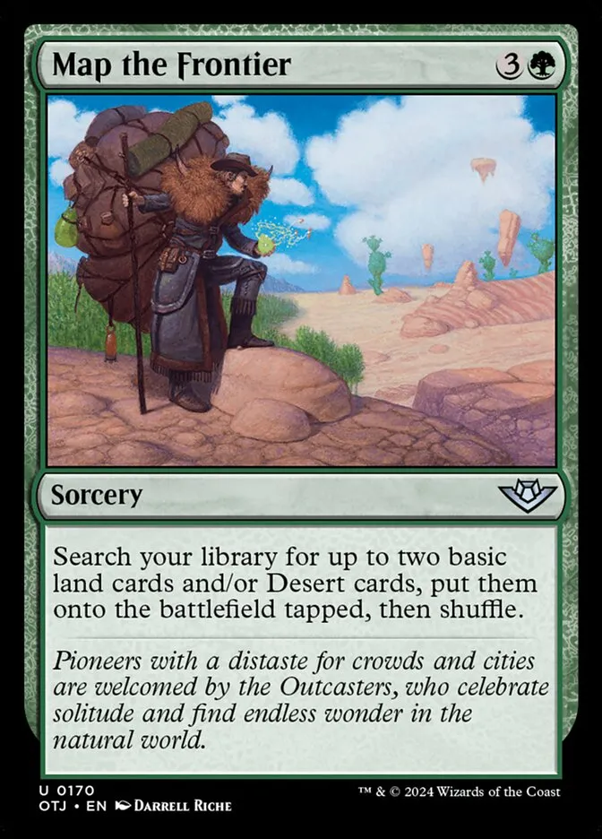 Map the Frontier Front Face