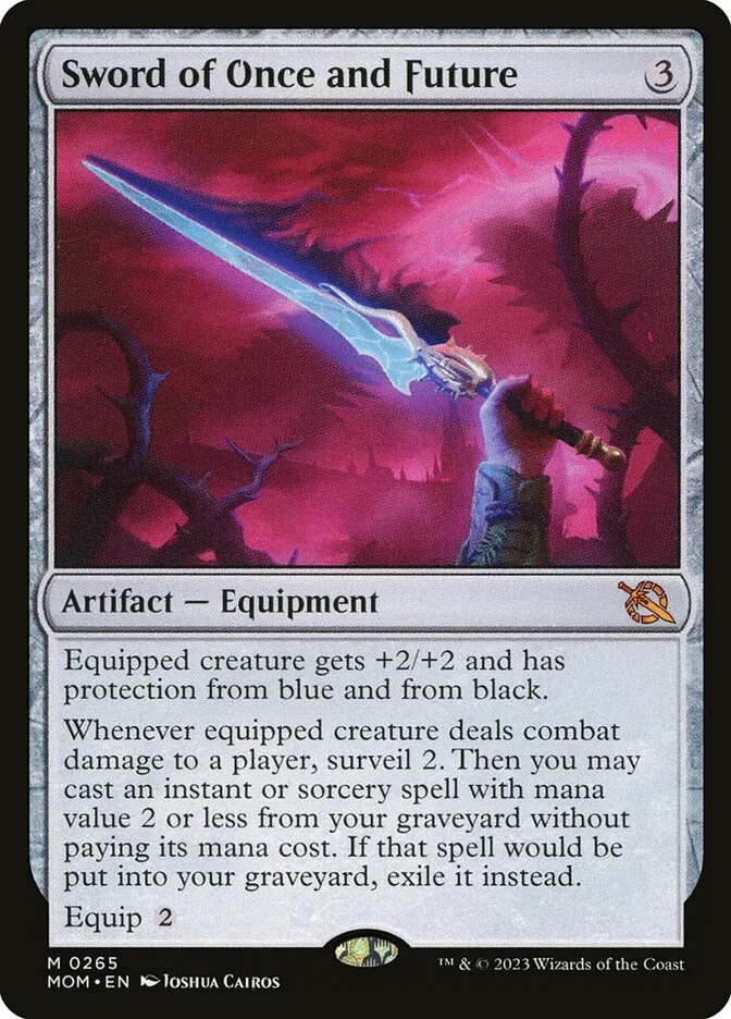 Sword of Once and Future Front Face
