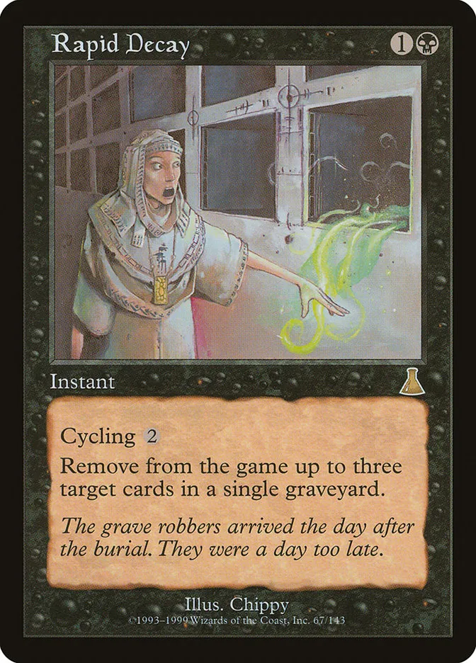 Rapid Decay Front Face