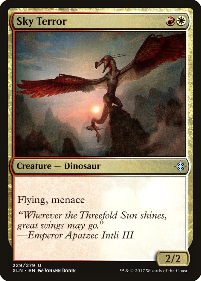 Sky Terror Front Face
