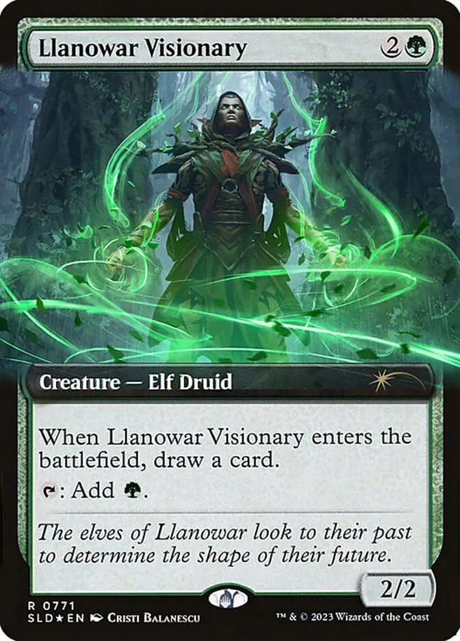 Llanowar Visionary Front Face