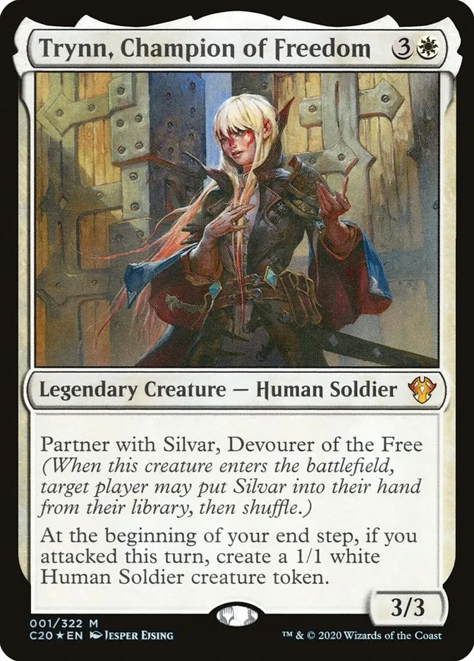 Trynn, Champion of Freedom Front Face
