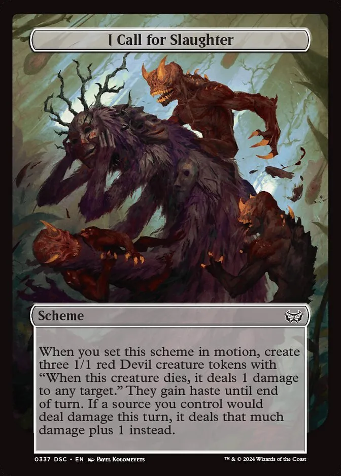 I Call for Slaughter Front Face