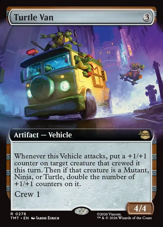 Turtle Van Front Face