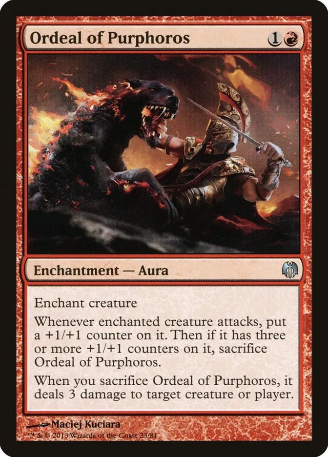 Ordeal of Purphoros Front Face