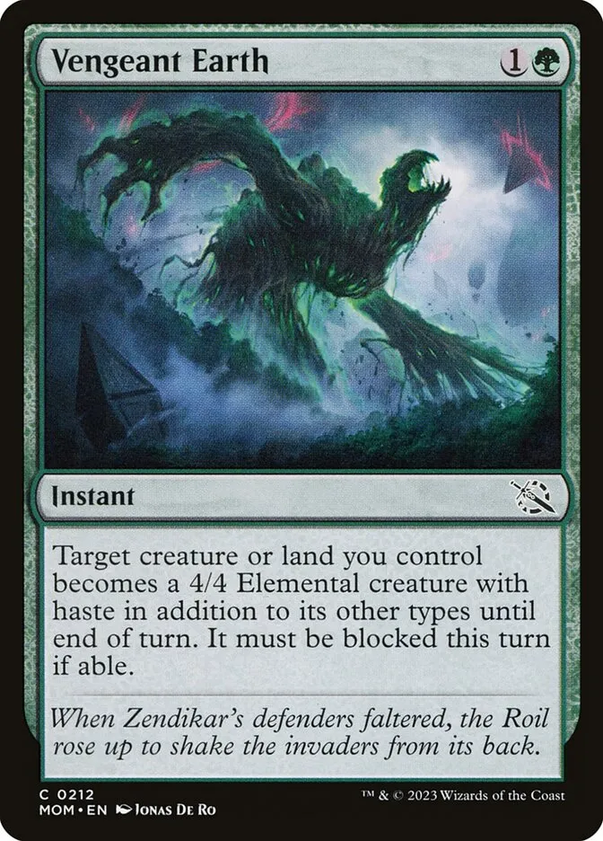 Vengeant Earth Front Face