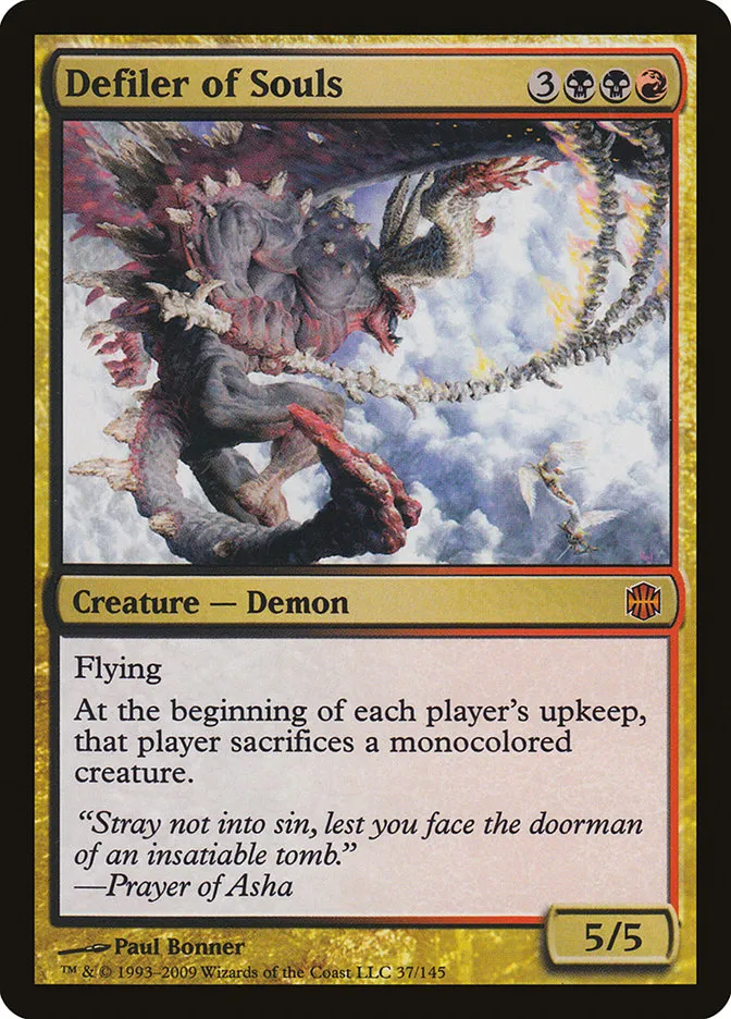 Defiler of Souls Front Face