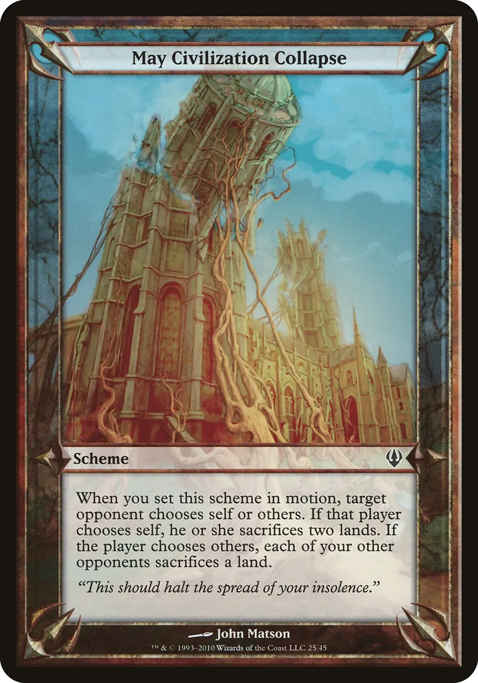 May Civilization Collapse Front Face