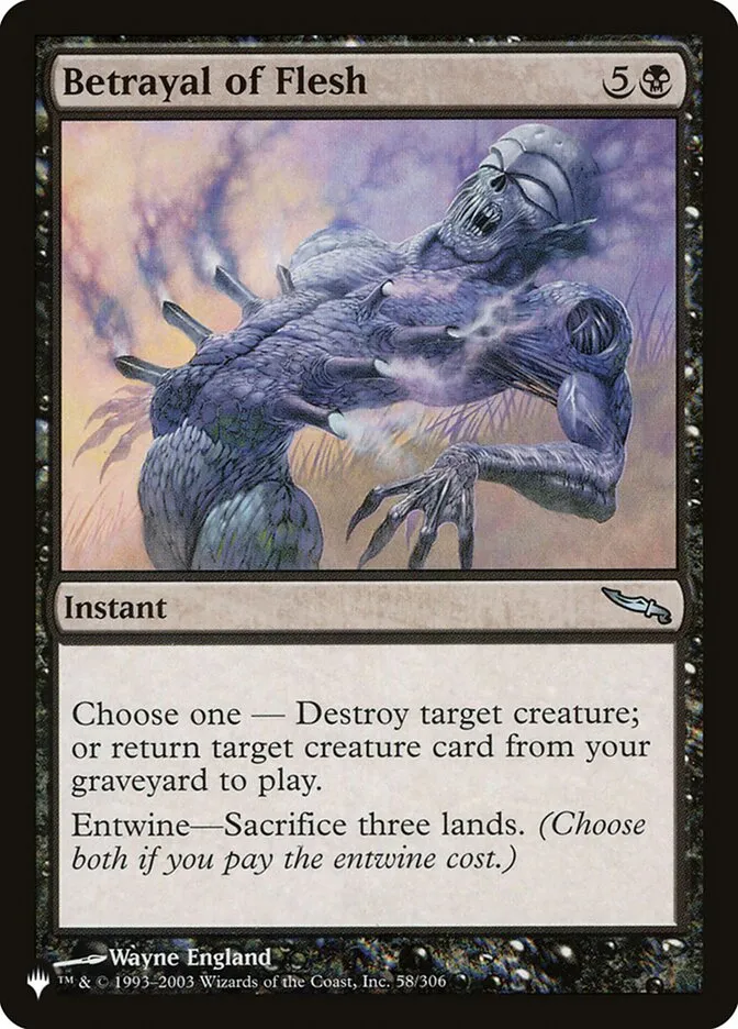 Betrayal of Flesh Front Face