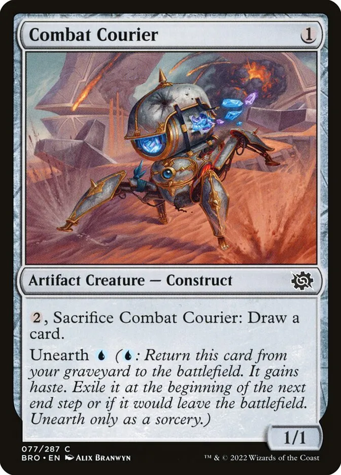 Combat Courier Front Face