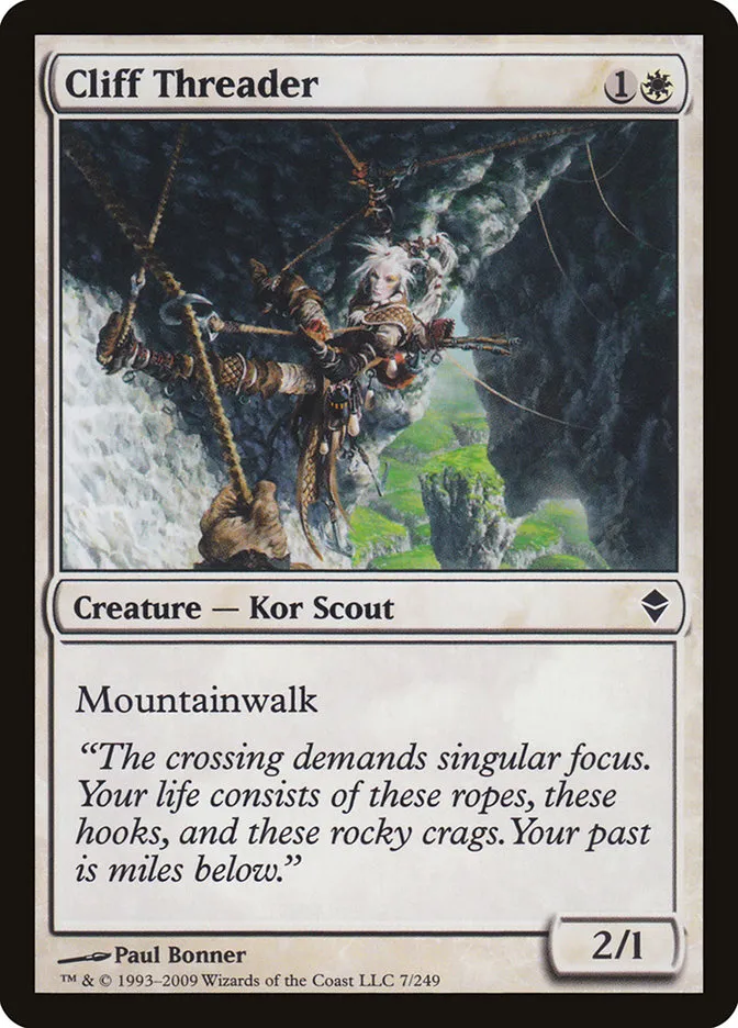 Cliff Threader Front Face