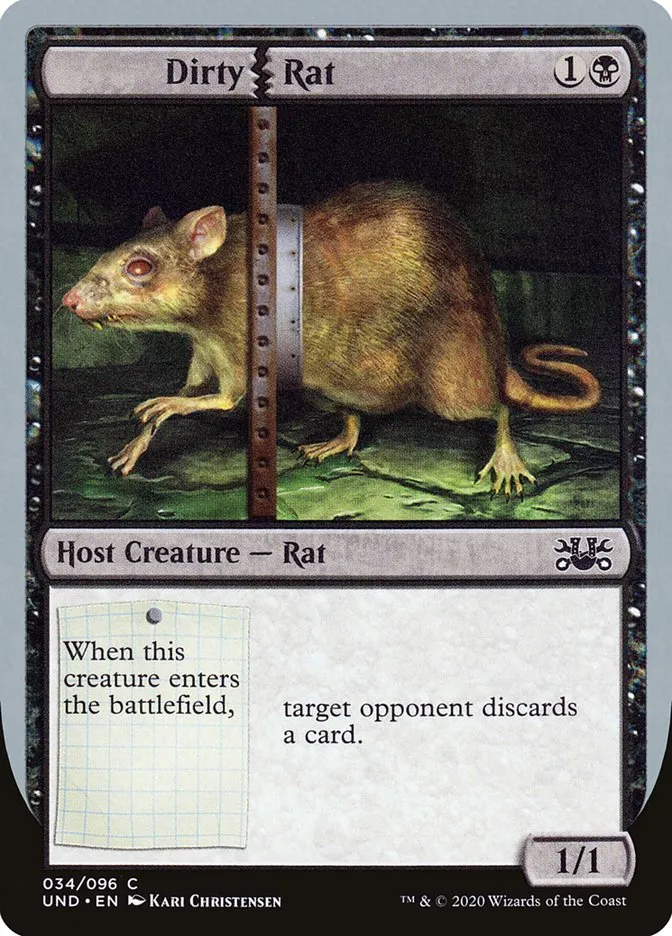 Dirty Rat Front Face