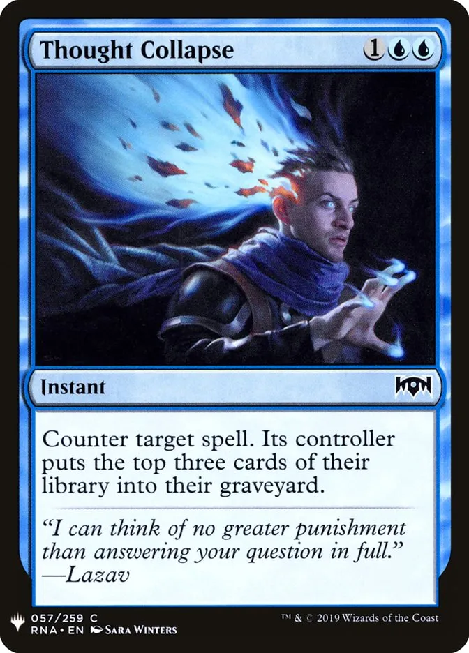 Thought Collapse Front Face