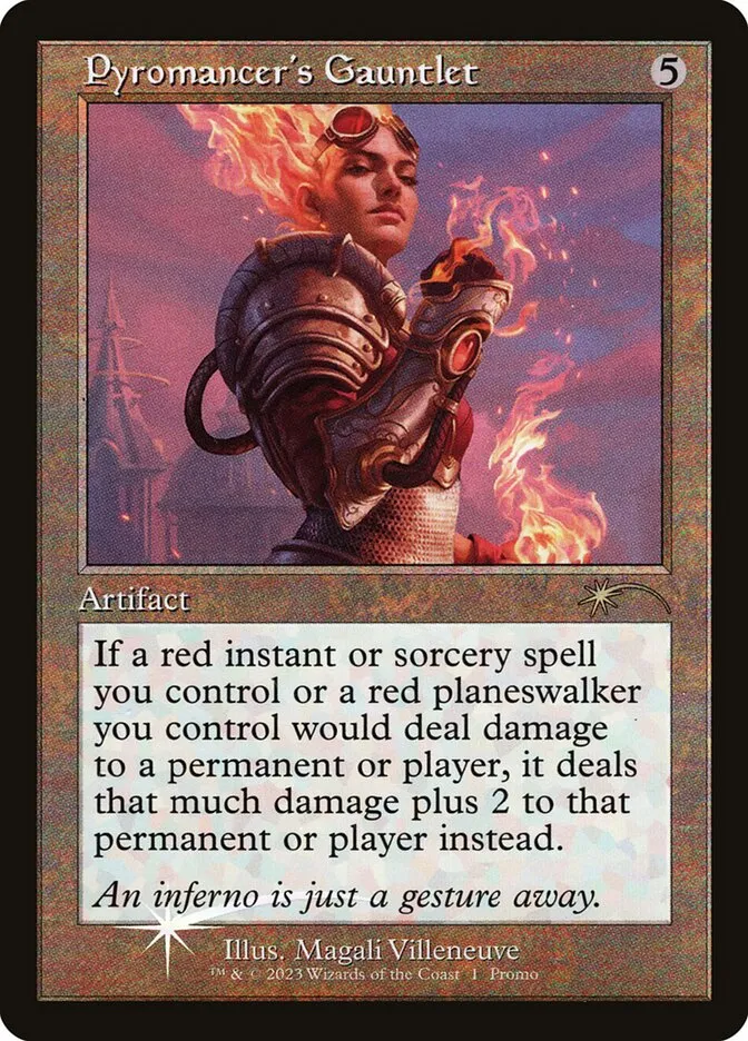Pyromancer's Gauntlet Front Face