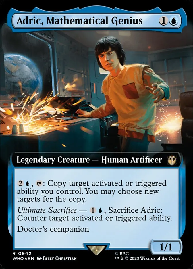 Adric, Mathematical Genius Front Face