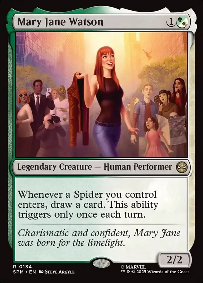 Mary Jane Watson Front Face