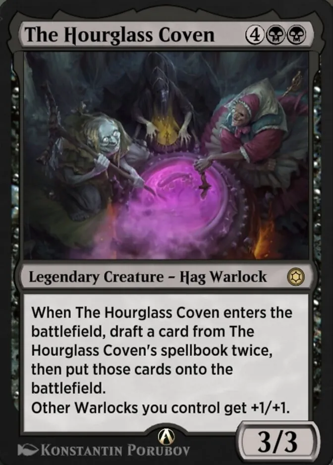 The Hourglass Coven Front Face