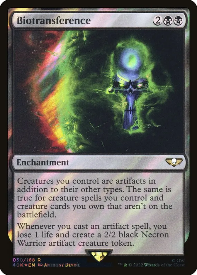 Biotransference Front Face