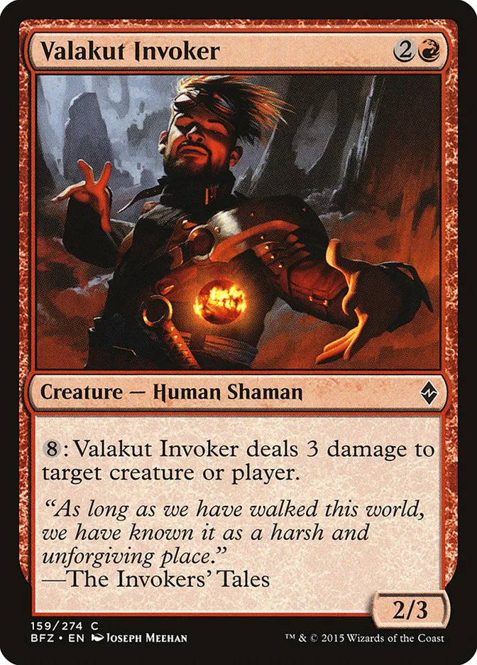 Valakut Invoker Front Face