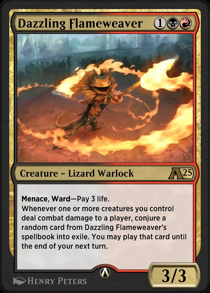 Dazzling Flameweaver Front Face