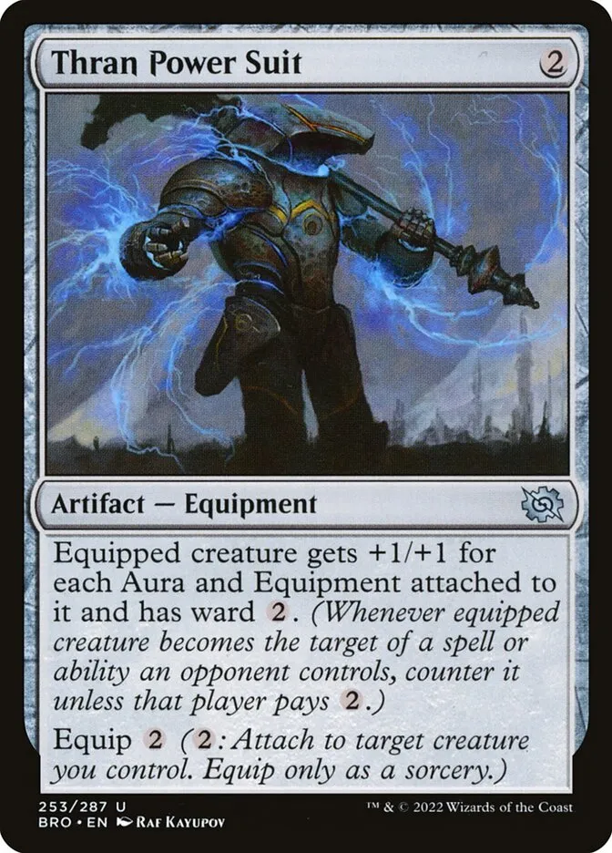 Thran Power Suit Front Face