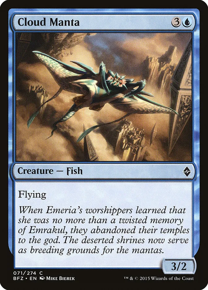 Cloud Manta Front Face