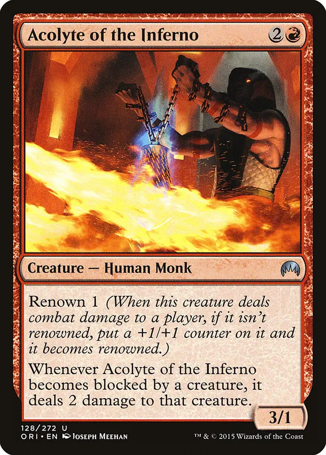 Acolyte of the Inferno Front Face