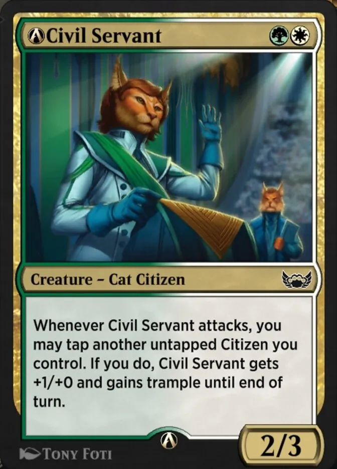 A-Civil Servant Front Face