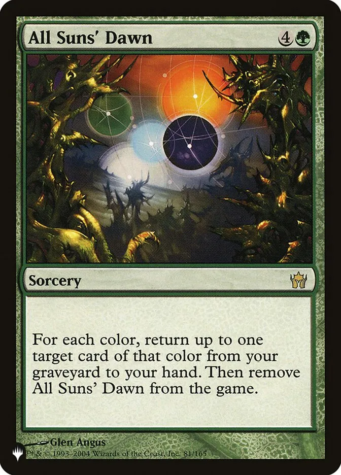 All Suns' Dawn Front Face