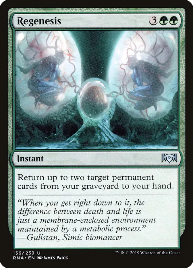 Regenesis Front Face