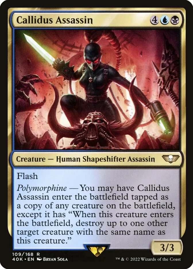 Callidus Assassin Front Face