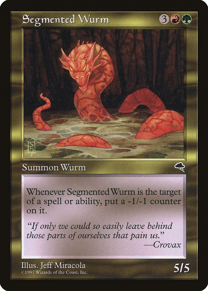 Segmented Wurm Front Face